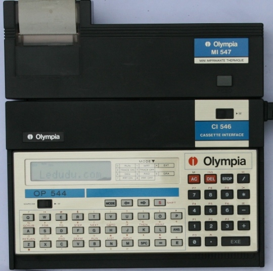 Vintage Olympia Op 544 – Ordinateur Personnel Rétro Avec Mode D'emploi